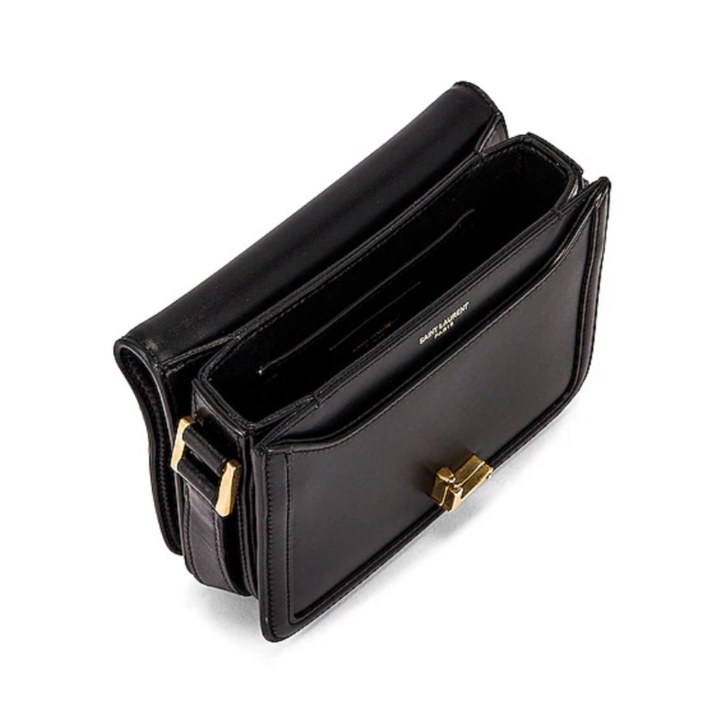 Saint Laurent Small Solferino Satchel Bag- Lacquard patent black- new - Picture 6 of 9